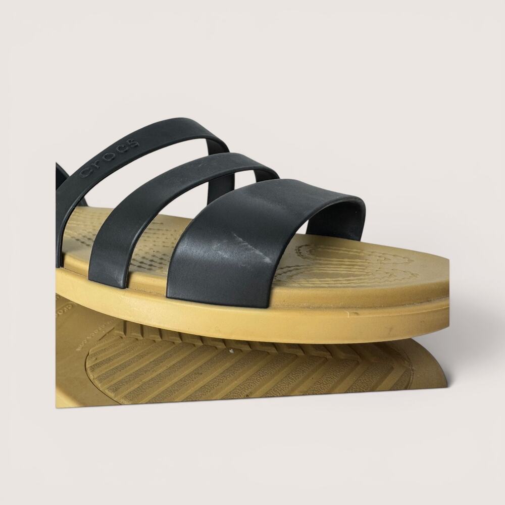 Crocs Women’s Tulum Open Toe Strappy Slip On Flat Sandals Size 10 - Picture 10 of 12